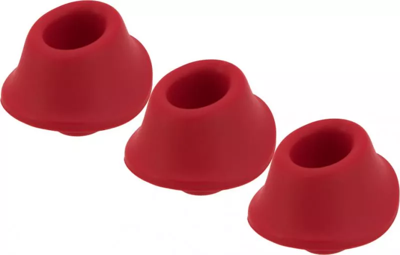 Boquillas de recambio para el Womanizer Premium - Tamaño M - Rojo - 3 piezas