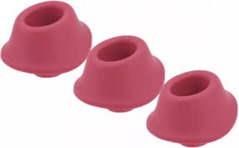 Boquillas de recambio para el Womanizer Premium - Tamaño M - Frambuesa - 3 piezas