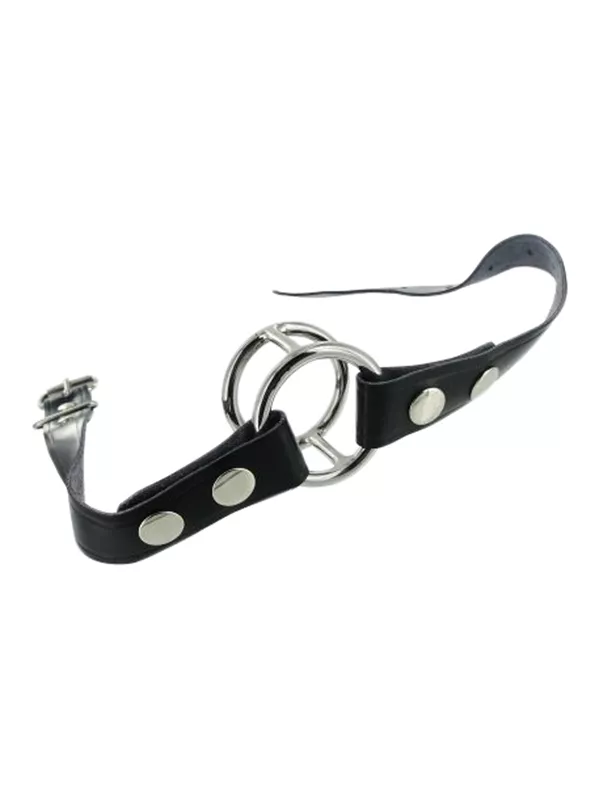 Mordaza de cuero Deep Throat
