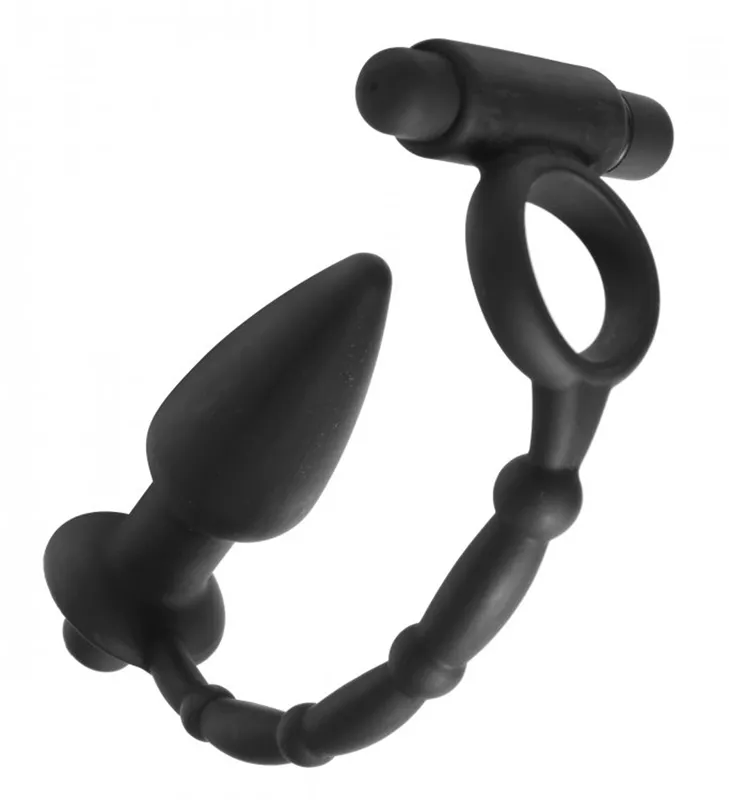 Viaticus Dual Cock Ring y Anal Plug Vibe
