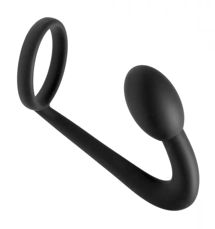 Prostatic Play Explorer Anillo de silicona para el pene y tapón de próstata