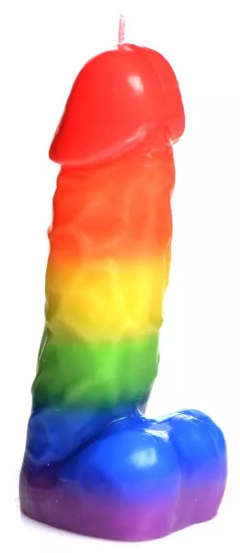 Vela de goteo Pride Pecker - Arcoíris