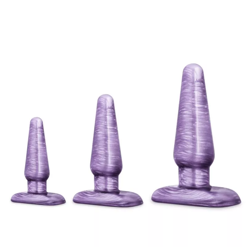 B Yours - Juego de tapón anal - Remolino morado