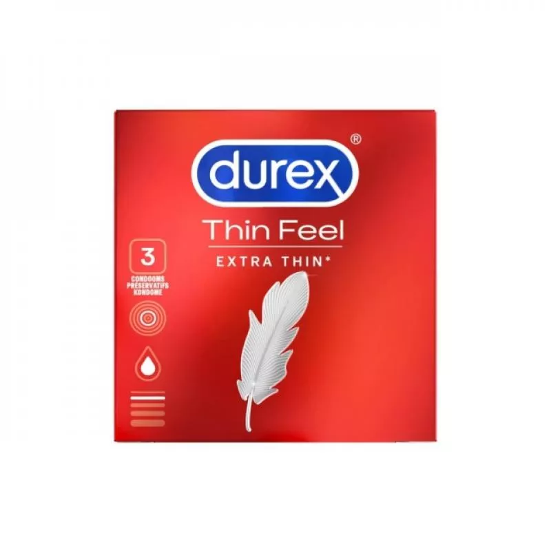 Preservativos Thin Feel Ultra Finos De Durex - 3 Unidades En Oferta Preservativos Thin Feel Ultra Finos De Durex - 3 Unidades