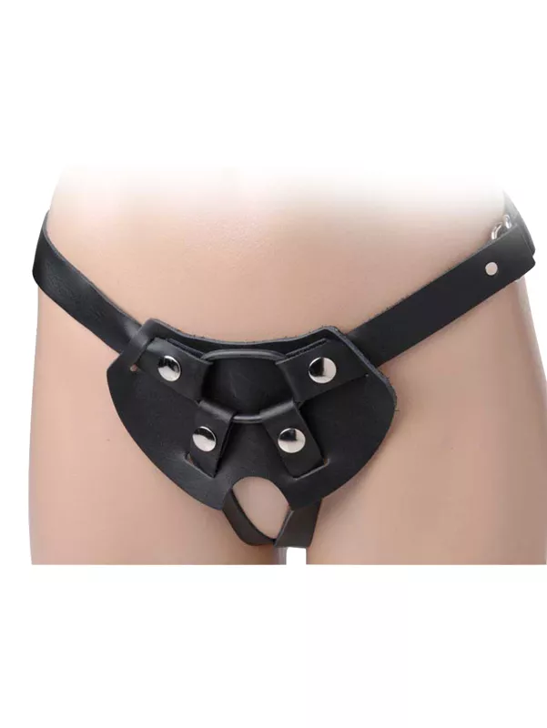 Strict Leather - Arnés de cuero con dos correas