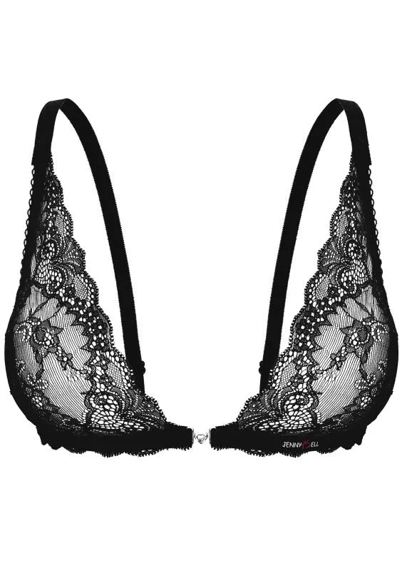 Sujetador con aros Playful - Negro