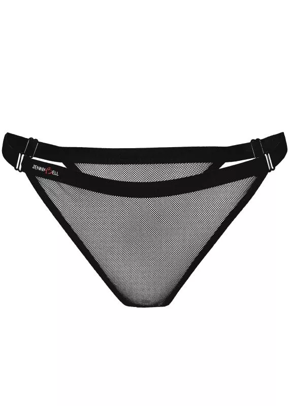 Tanga transparente - Negro