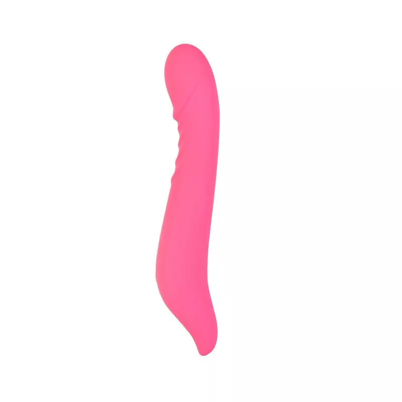 Vibrador para el punto G con extremo de campana realista - Rosa