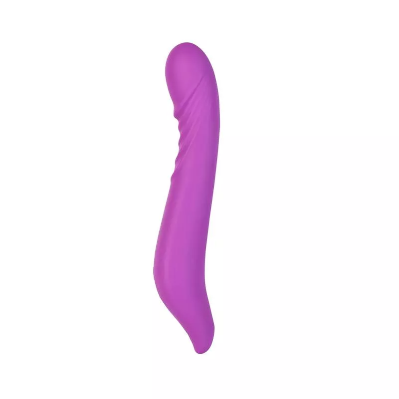 Vibrador para el punto G con extremo de campana realista - Púrpura