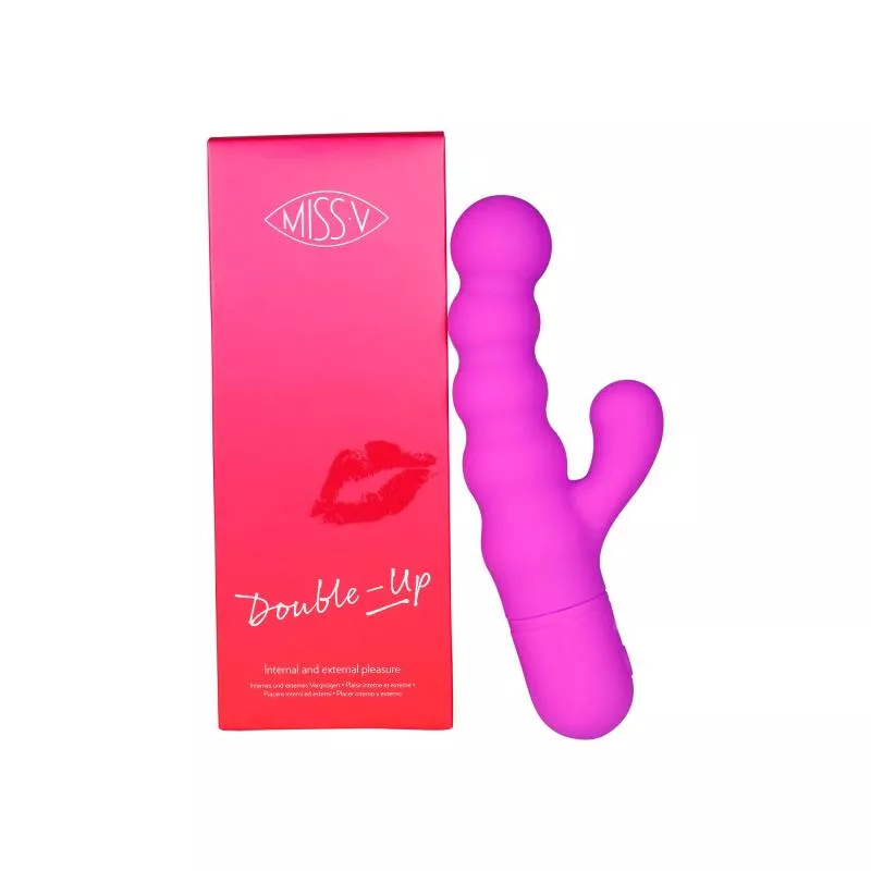 Vibrador punto G Double Up - Violeta bonito