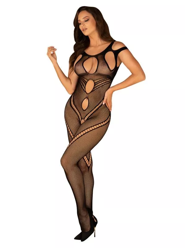 Body de cuerpo entero sin entrepierna - negro