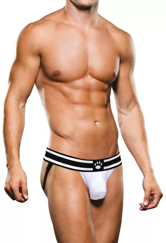 Slip con suspensorio Prowler - Blanco/negro