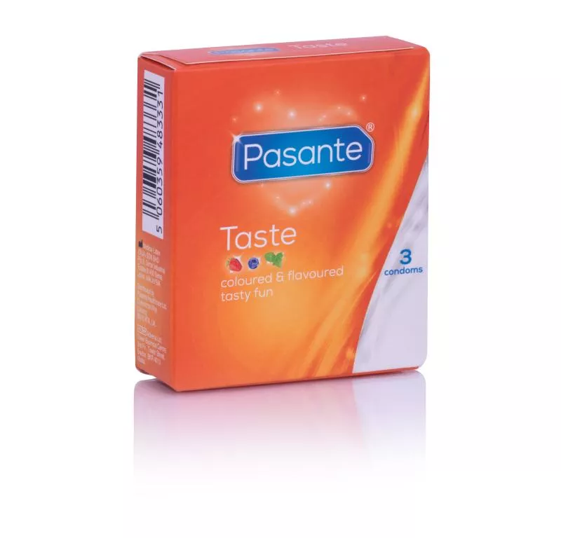 Preservativos Pasante Taste - 3 unidades