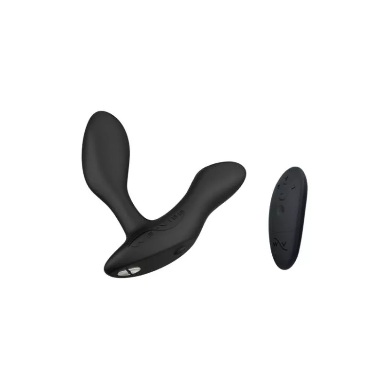 Aplicación de vibrador de próstata y control remoto Vector+ - Negro