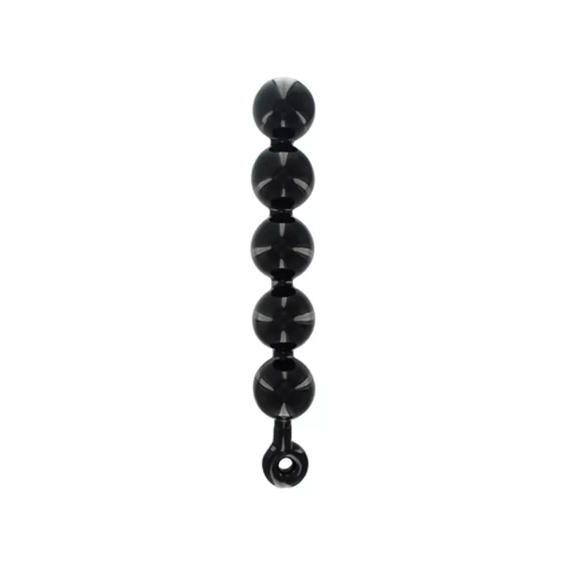 Black Baller Anal Beads - XXL
