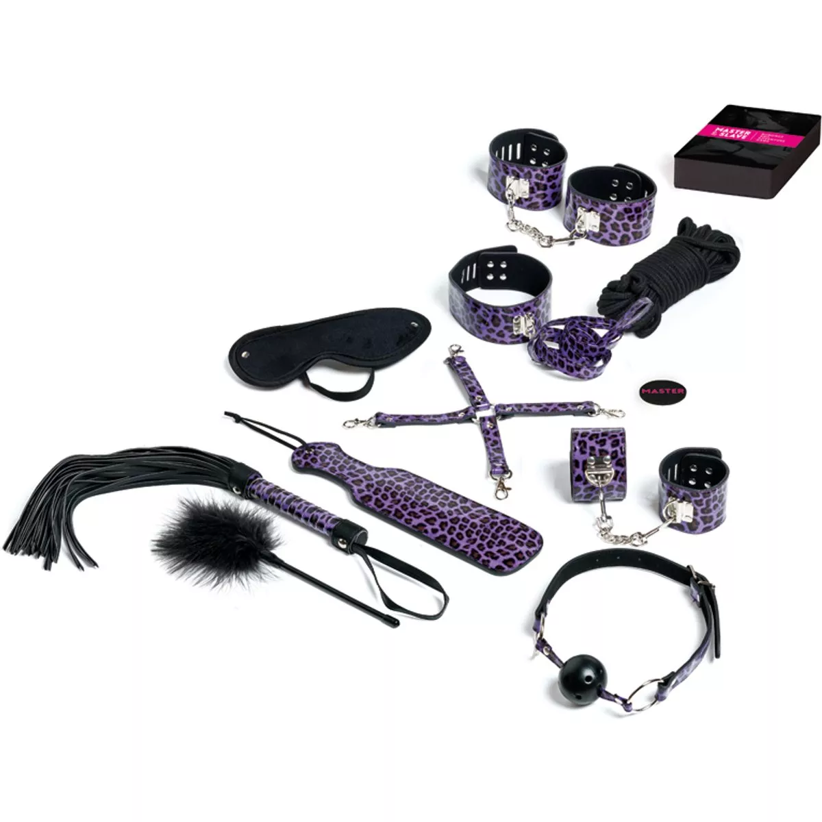 Master & Slave Juego de mesa Bondage - Púrpura