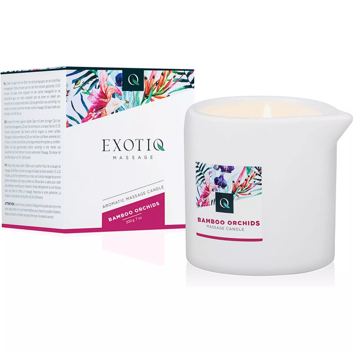 Masaje exótico Vela orquídeas de bambú - 200g