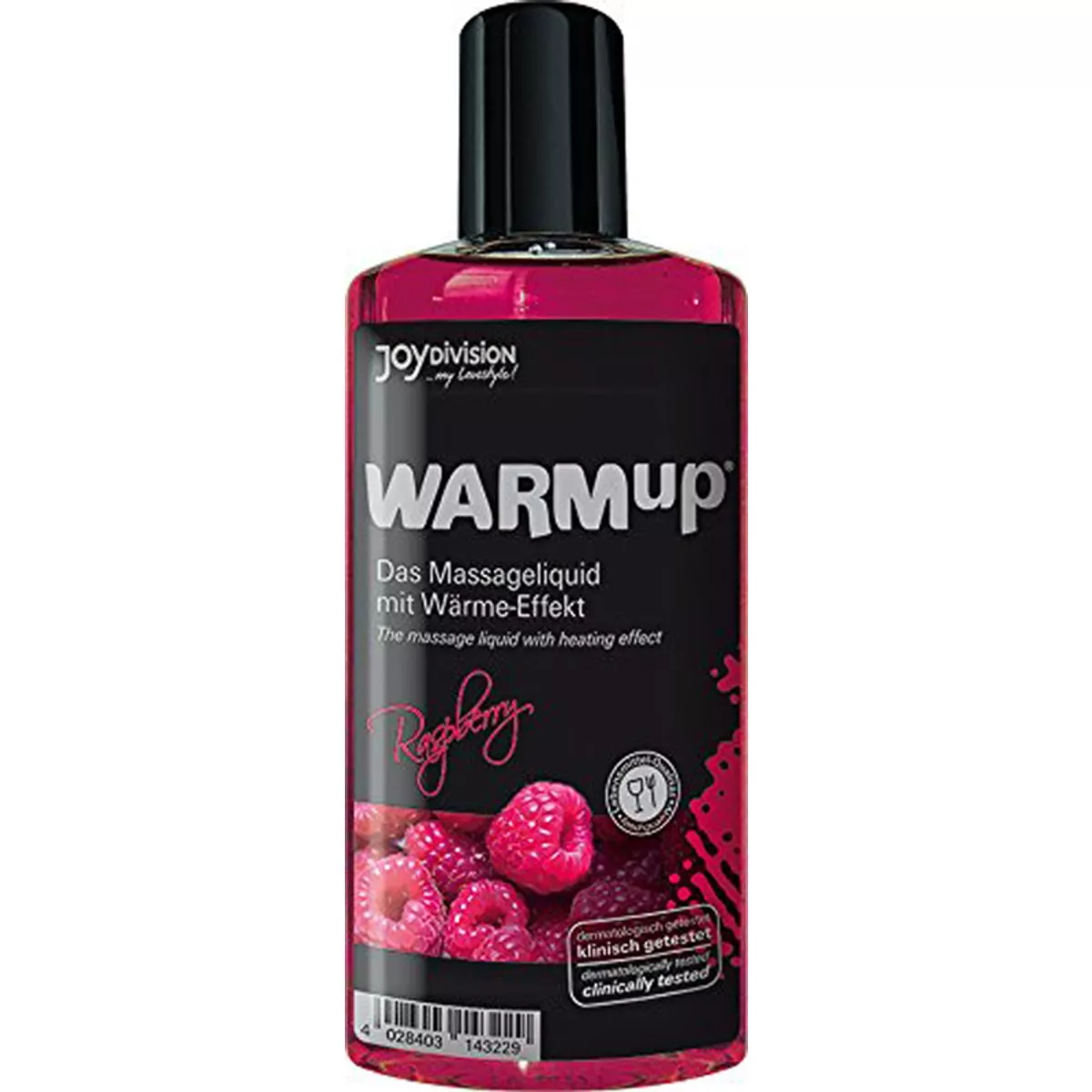 Aceite de masaje WARMup Raspberry - 150 ml