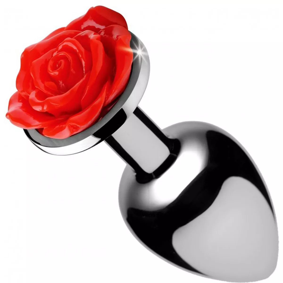Red Rose Butt Plug
