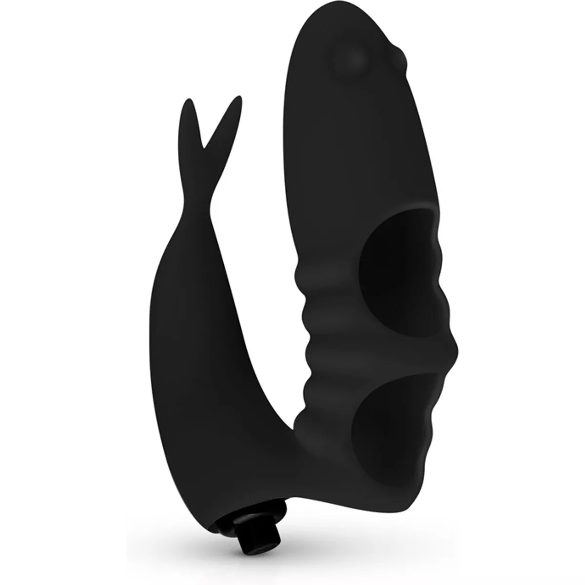 Vibrador de dedo negro