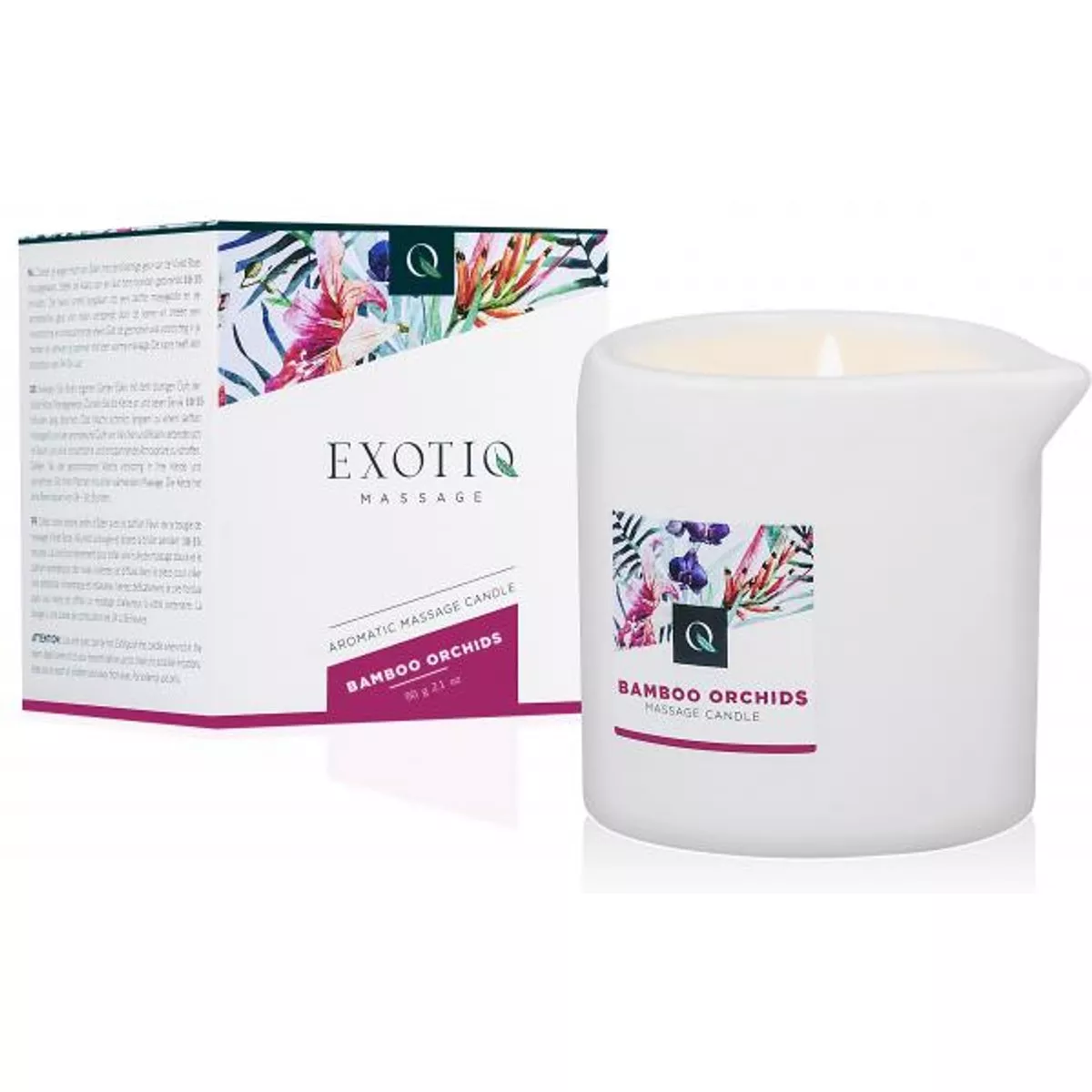 Masaje exótico Vela orquídeas de bambú - 60g