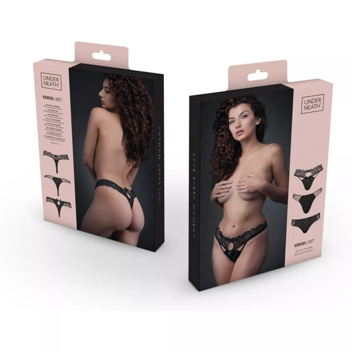 Ropa interior - Juego de 3 tangas Coco
