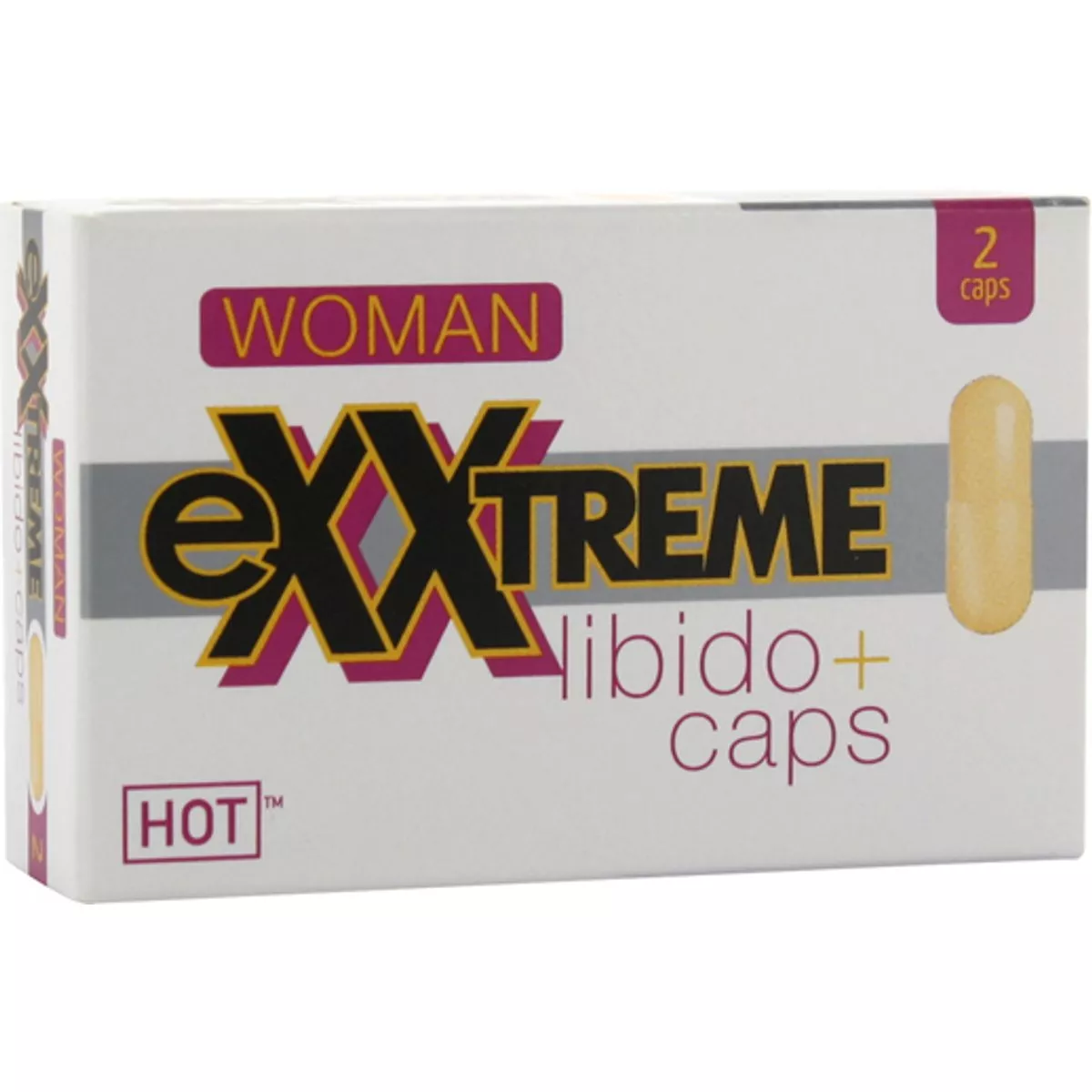 HOT eXXtreme Cápsulas estimulantes de líbido para mujeres - 2 Cápsulas