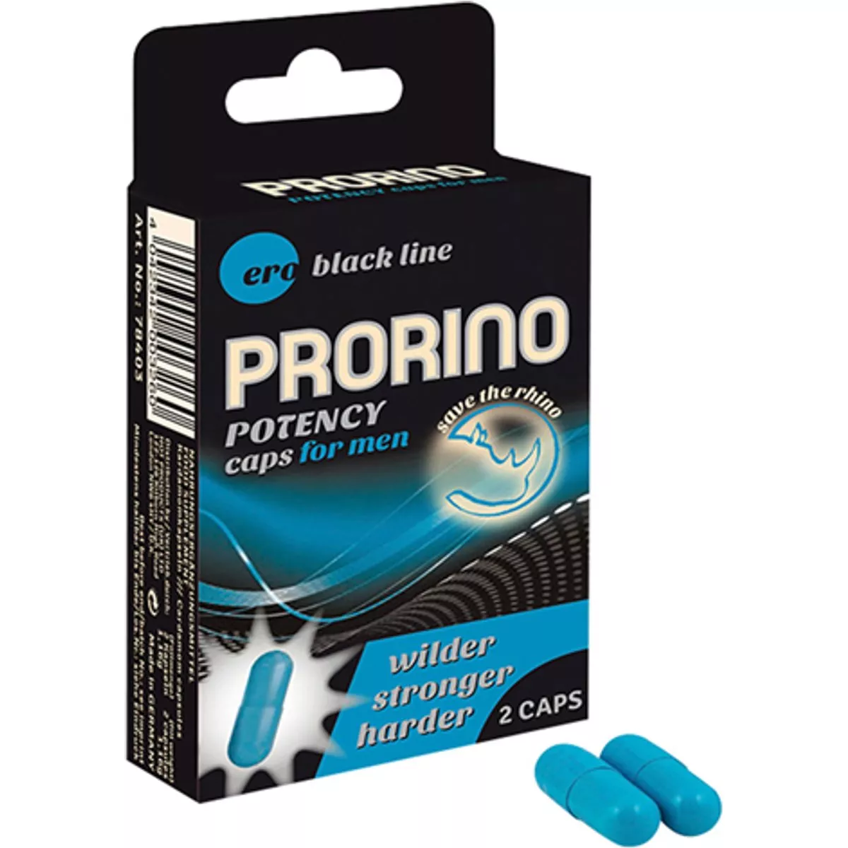 Cápsulas de potencia para hombres PRORINO - 2 unidades