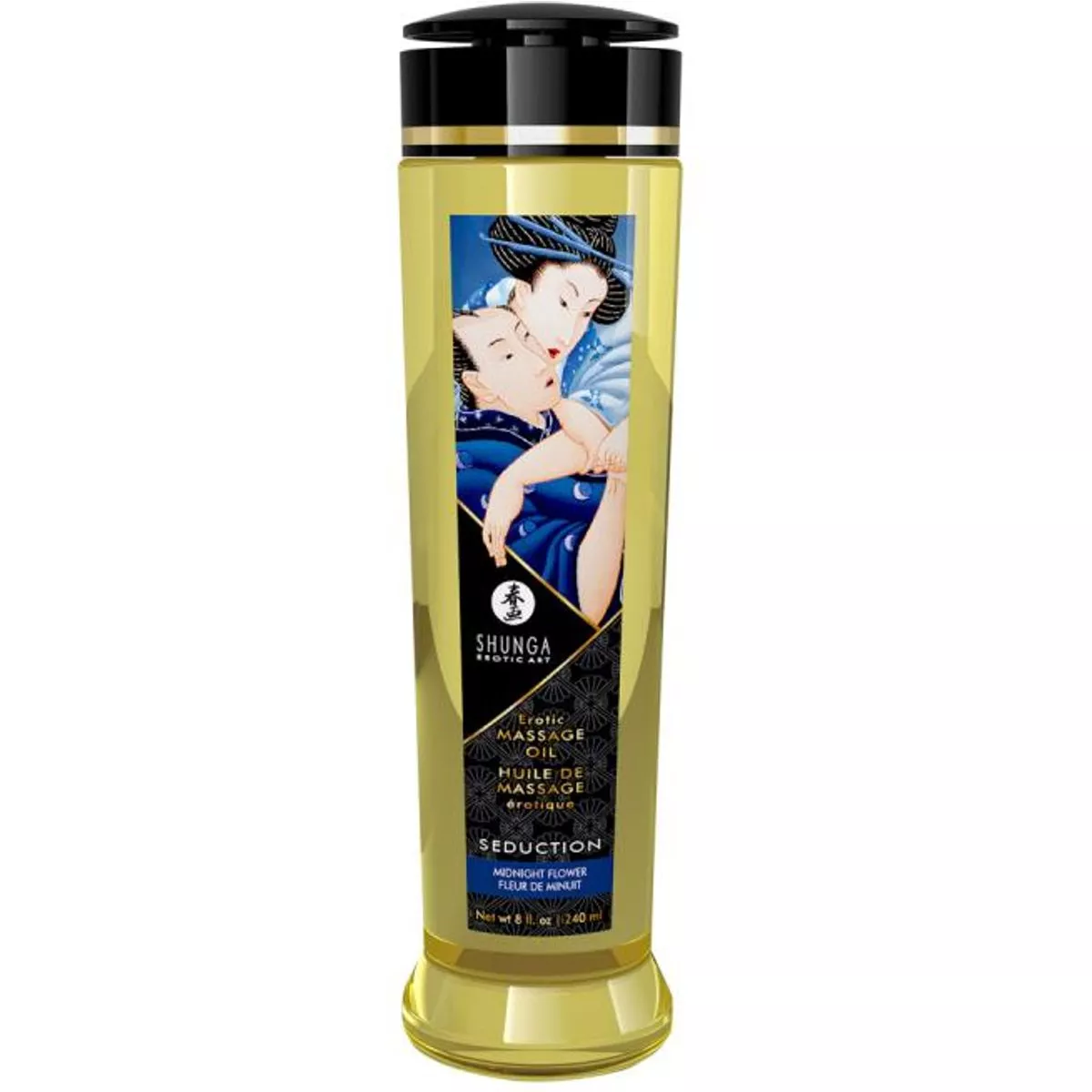 Shunga - Aceite para masajes seducción de flor de medianoche - 240 ml