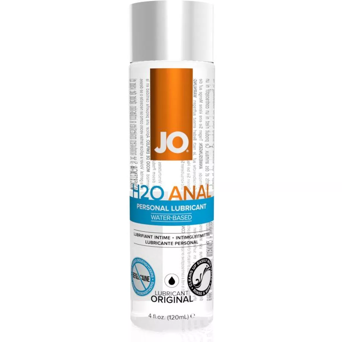 Sistema Jo H2O Lubricante anal - 120ml