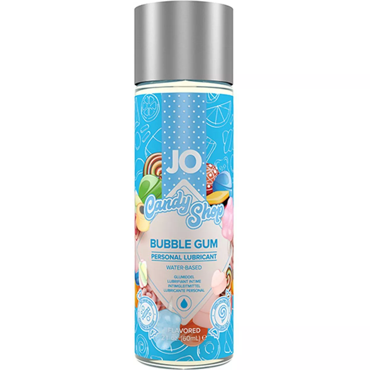 Sistema Jo Tienda de Caramelo H2O Lubricante de Goma de Mascar - 60 ml