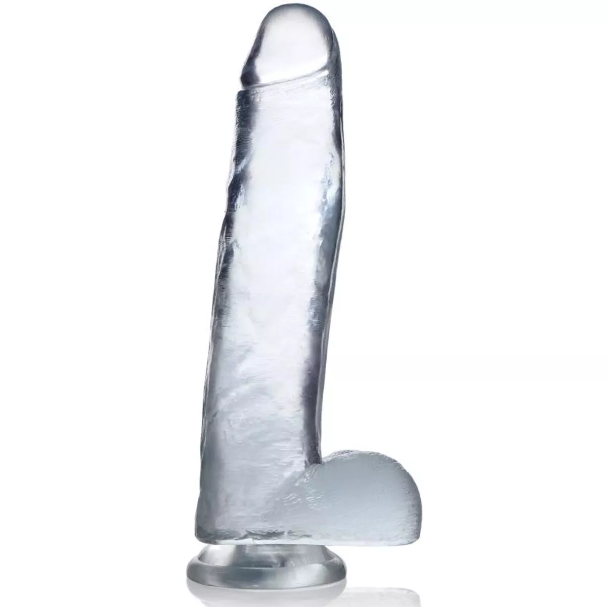 Dildo transparente Impulso-Deportivo C - 31 cm