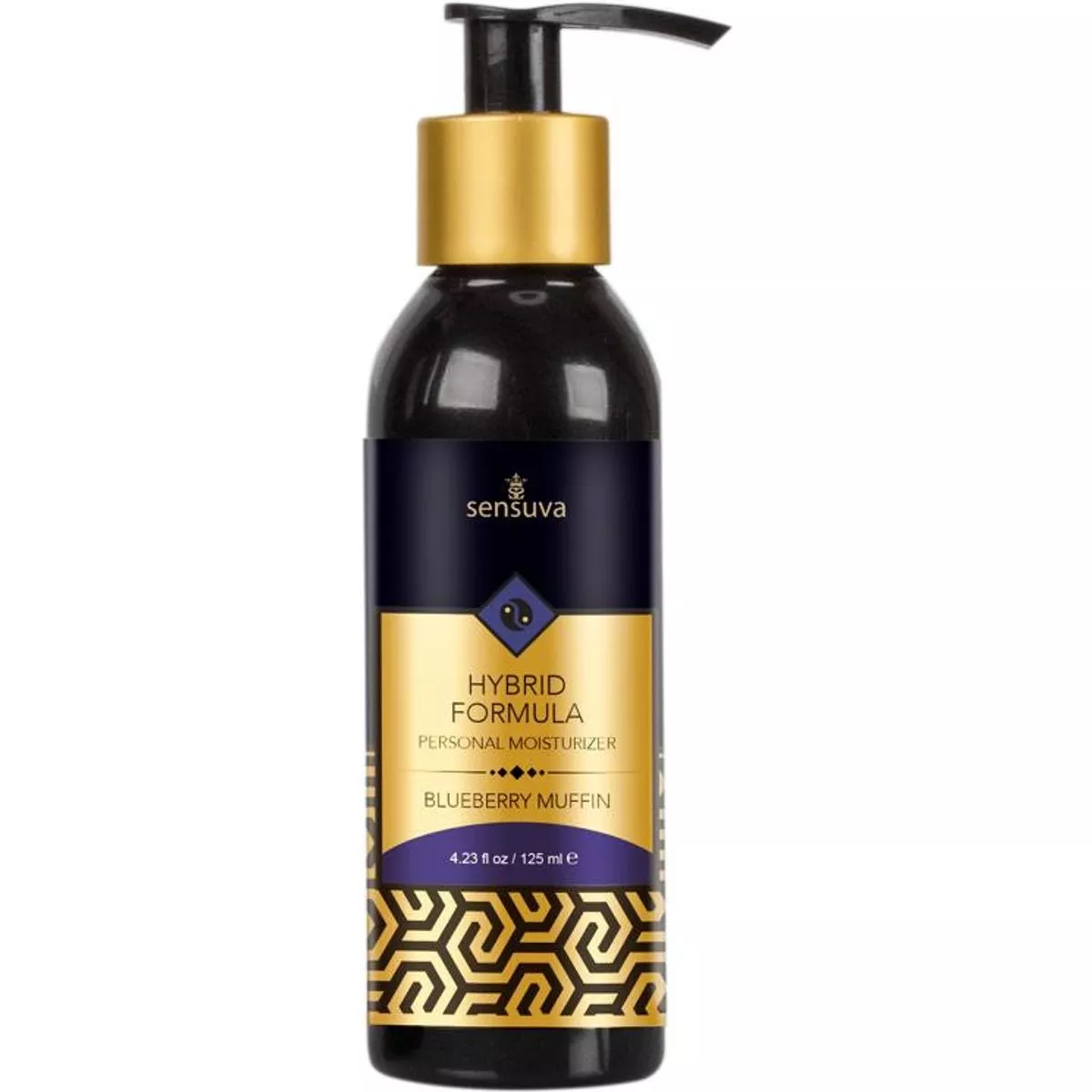 Lubricante a base de agua híbrido de Sensuva - Bollo de mora azul (arándano