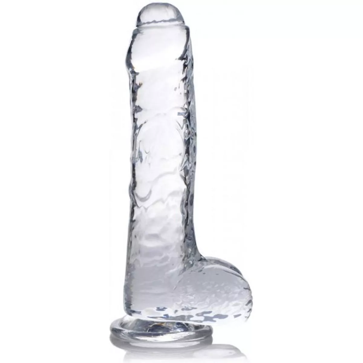 Dildo Transparente Impulso - Deportivo C - 21 cm