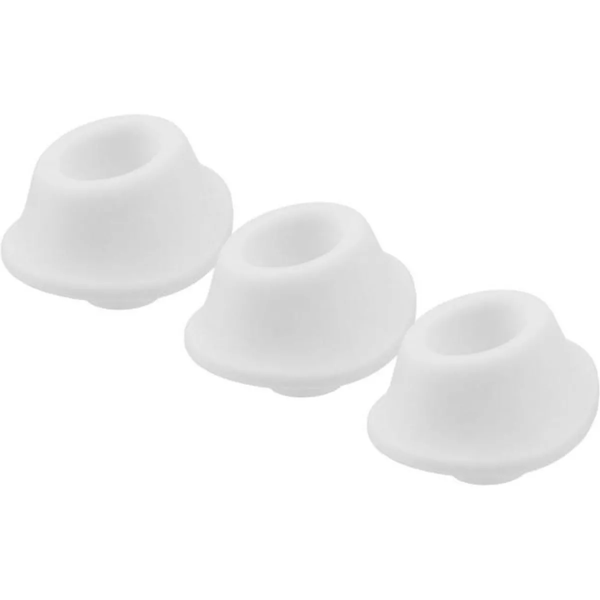 Boquillas de recambio para el Womanizer Premium/Starlet 2/Liberty - Tamaño M - Blanco - 3 piezas