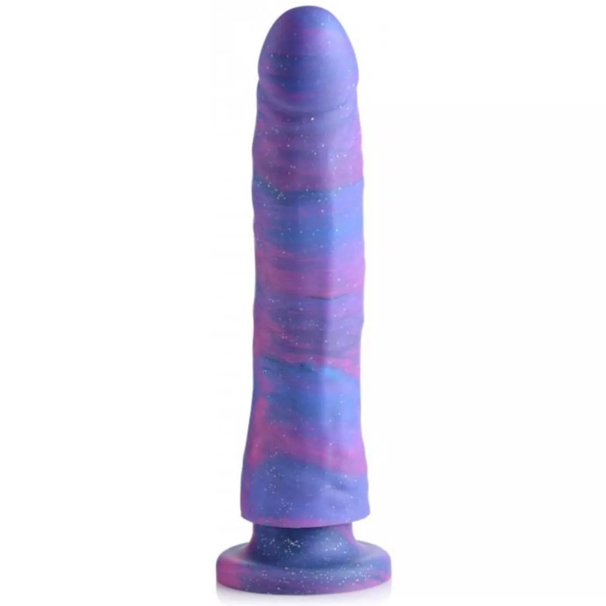Dildo de silicona con brillantina Magic Stick - 24 cm