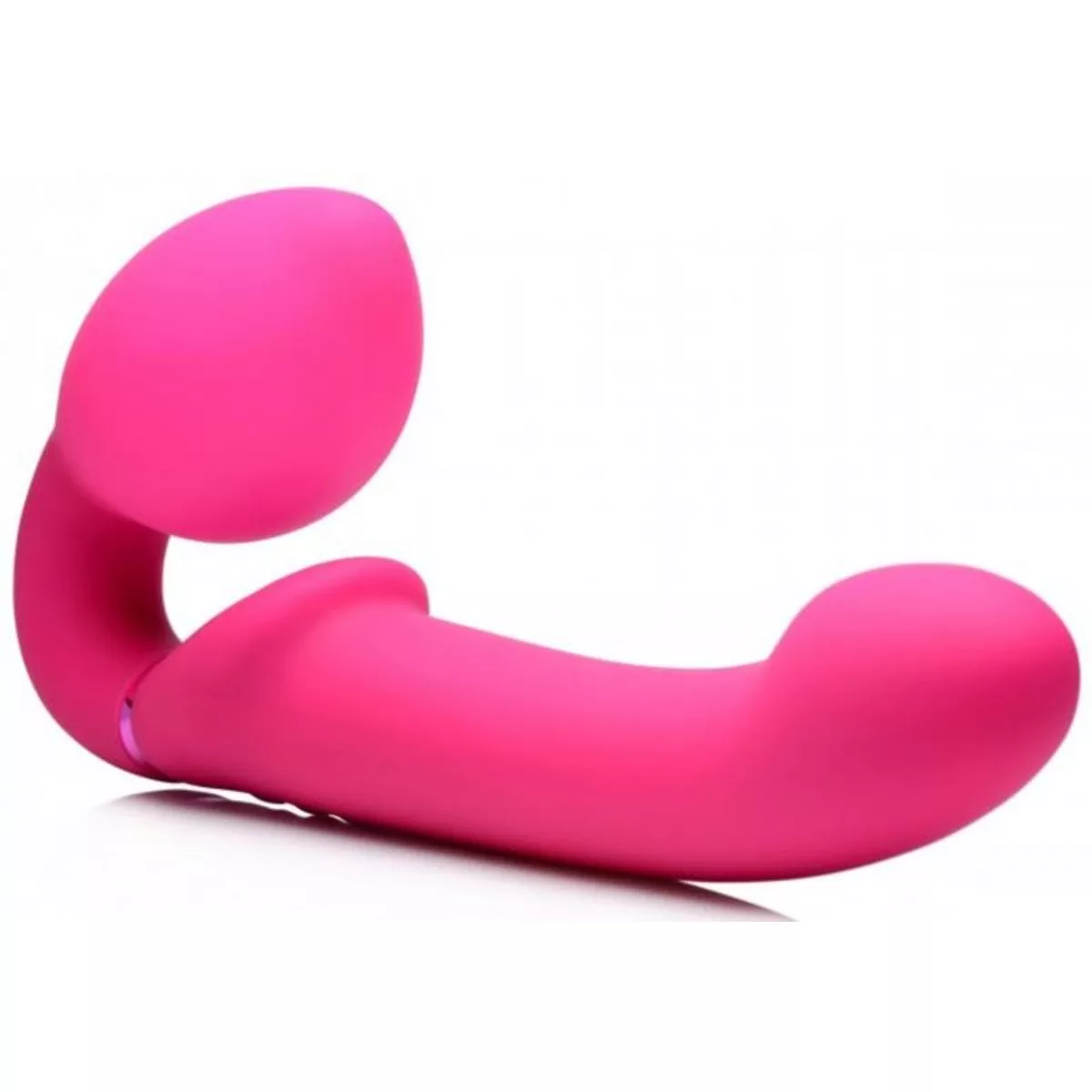 Dildo vibrador sin correa G-Pulse con mando a distancia - Rosa
