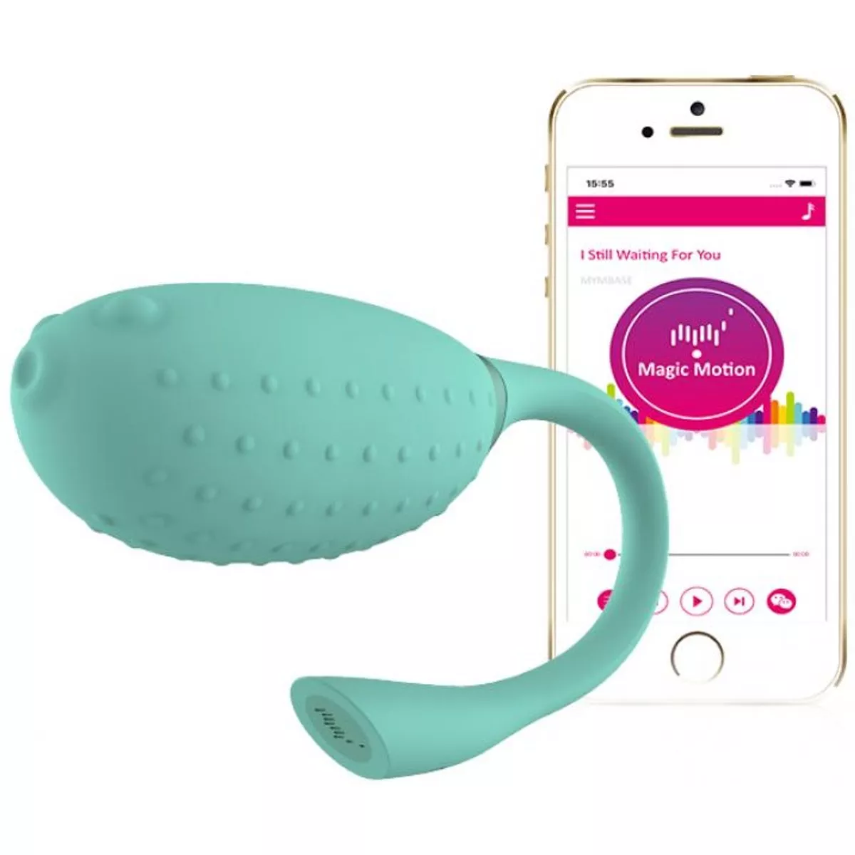Magic Motion - Huevo vibrador inteligente Fugu - Verde