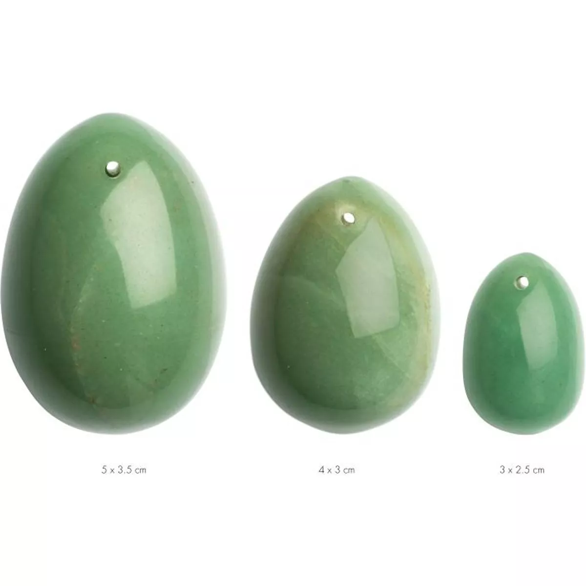 La Gemmes - Conjunto Yoni Egg de tres piezas - Jade