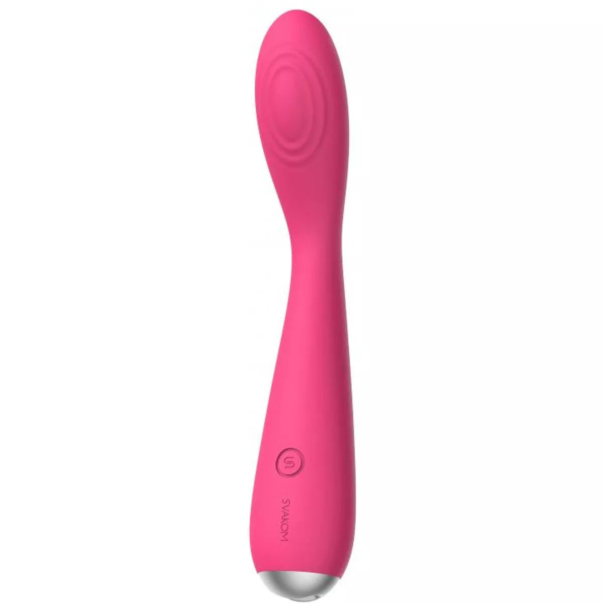 Svakom - Vibrador de clítoris y punto G Iris - Rojo ciruela