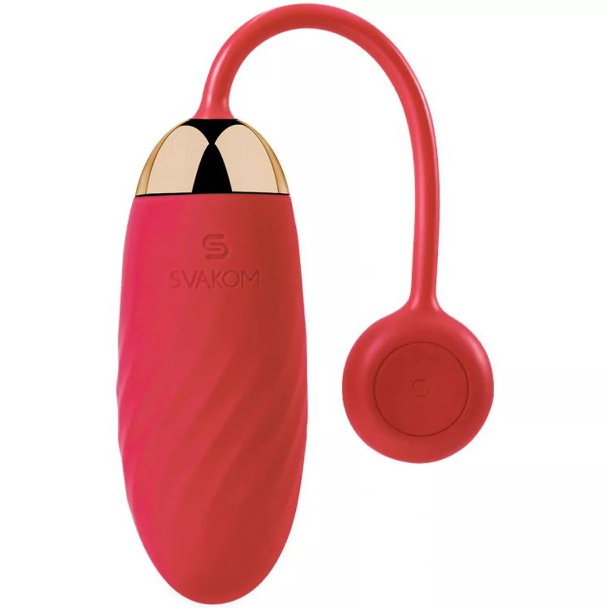 Svakom - Huevo vibrador controlado por la aplicación Ella - Rojo