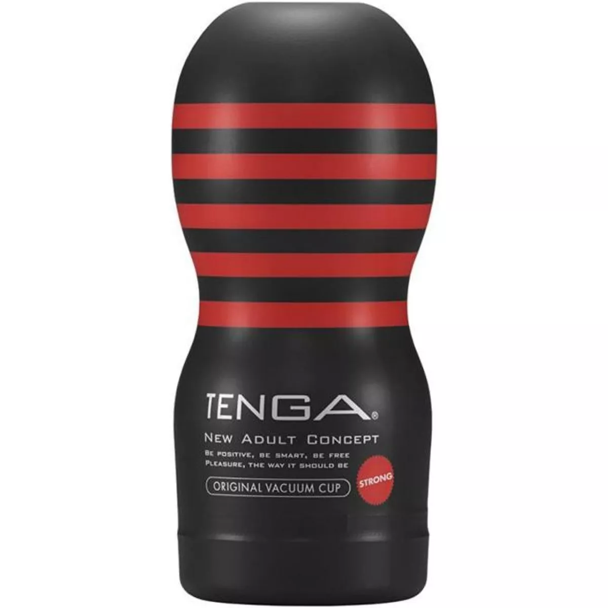 TENGA - Masturbador Original Vacuum Cup Strong - Negro/rojo