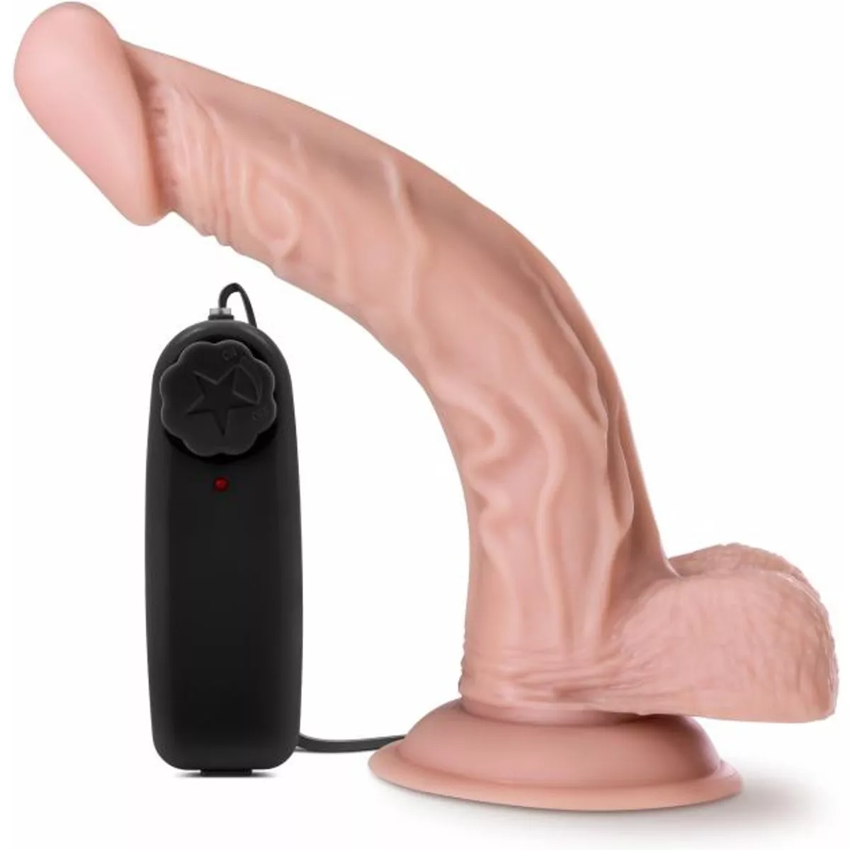 Dr. Skin - Vibrador con ventosa Dr. Sean 20,30 cm - Vainilla