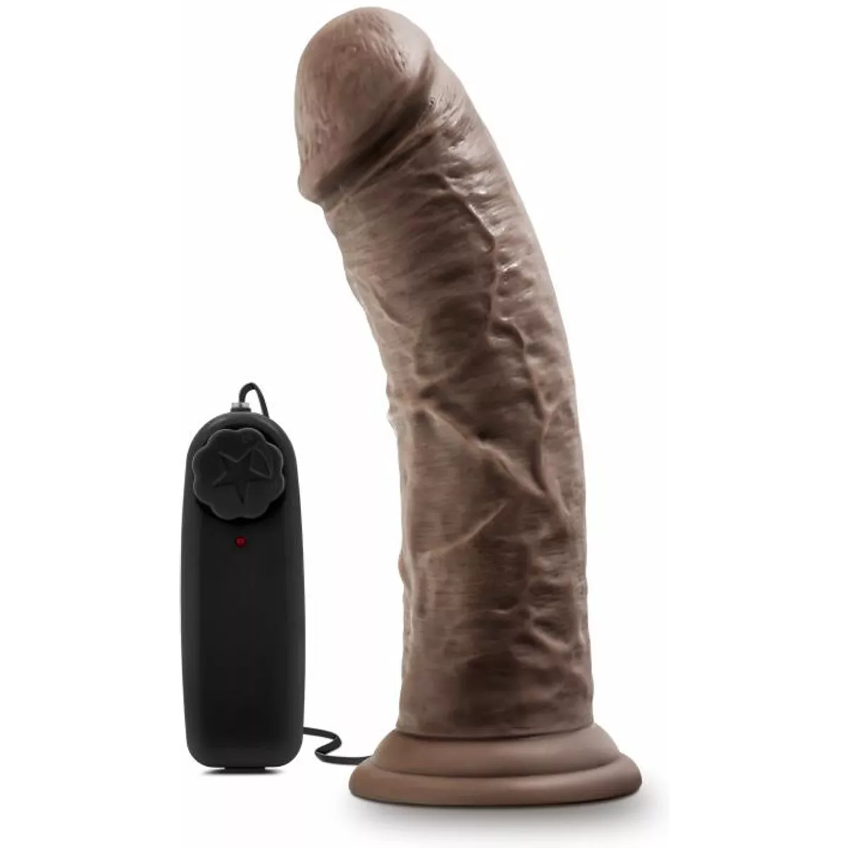 Dr. Skin - Vibrador con ventosa Dr. Joe 20,30 cm - Chocolate