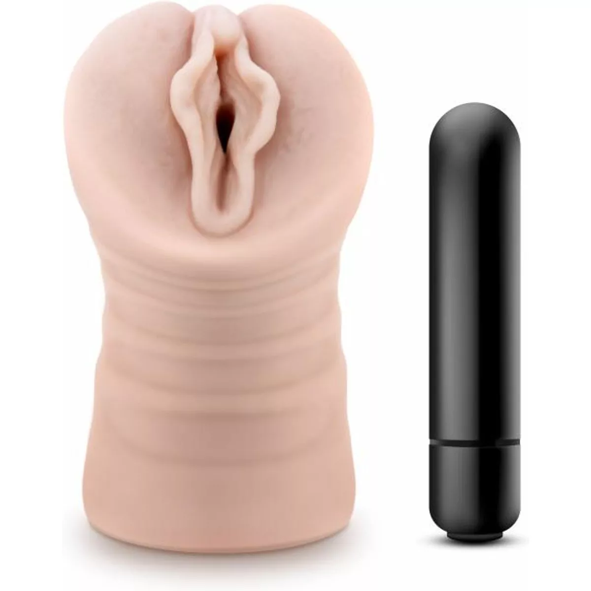 M for Men - Masturbador Ashley con vibrador de bala - Vagina