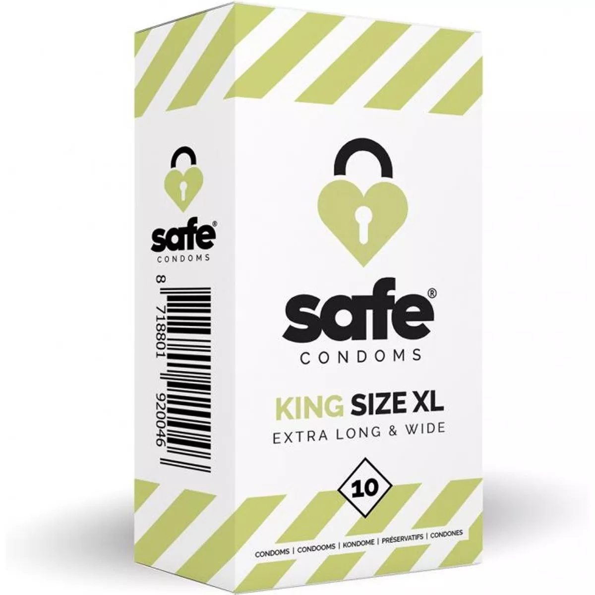 SAFE - Preservativos - Tamaño XL - 10 unidades
