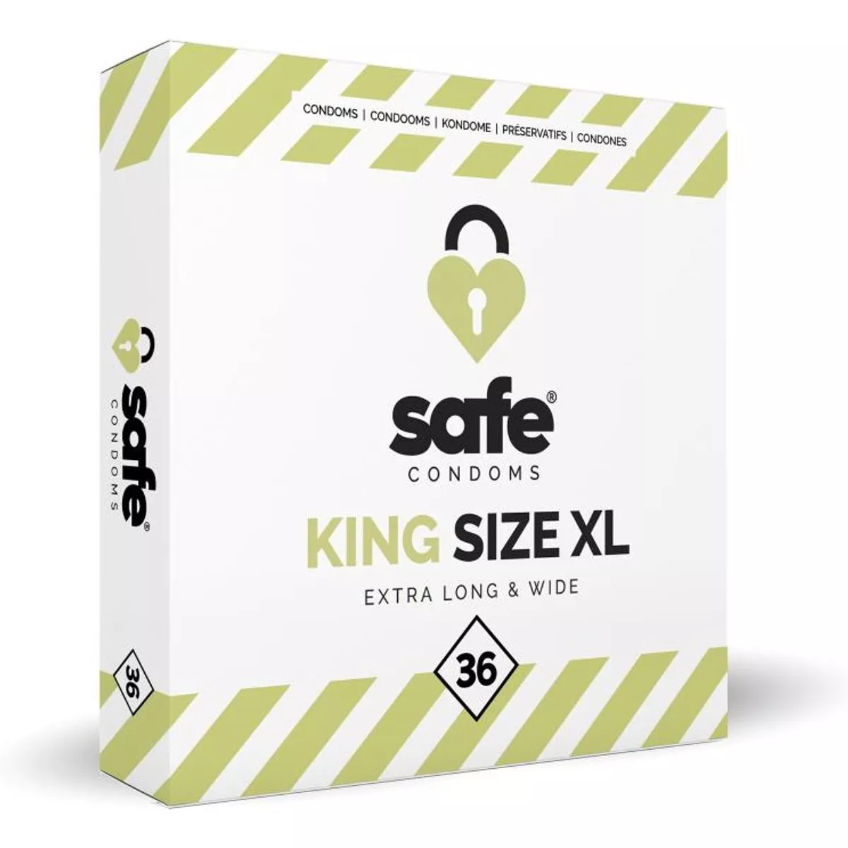 SAFE - Preservativos - Tamaño XL - 36 unidades