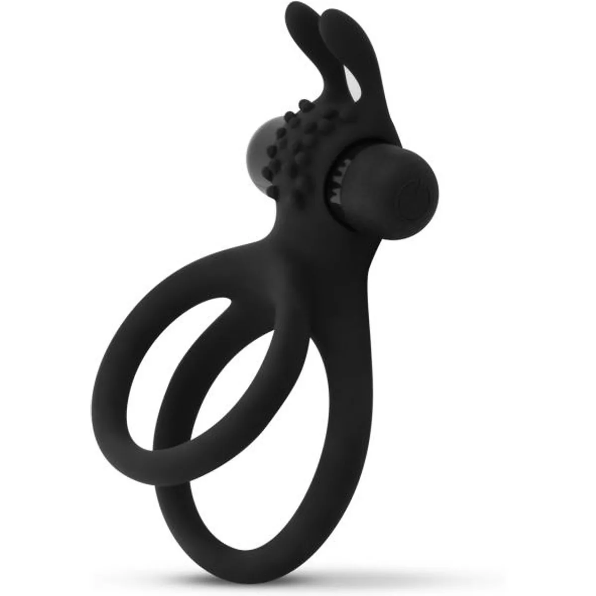 Share Ring - Anillo para el pene vibrador doble con orejas de conejo