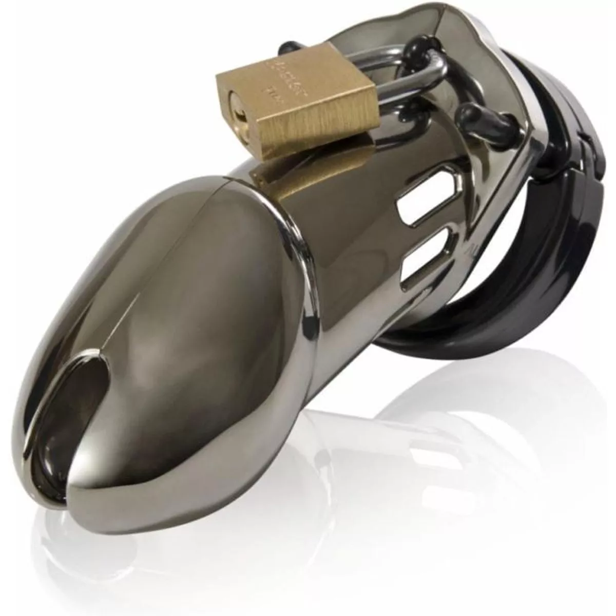 CB-6000 Chastity Cage - Cromo - 35 mm
