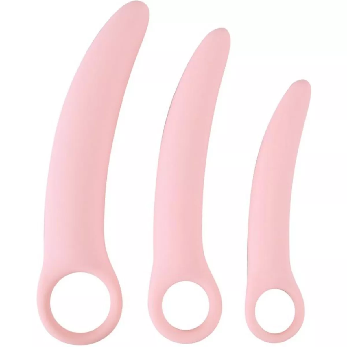 Kit de dilatador vaginal de silicona - Rosa